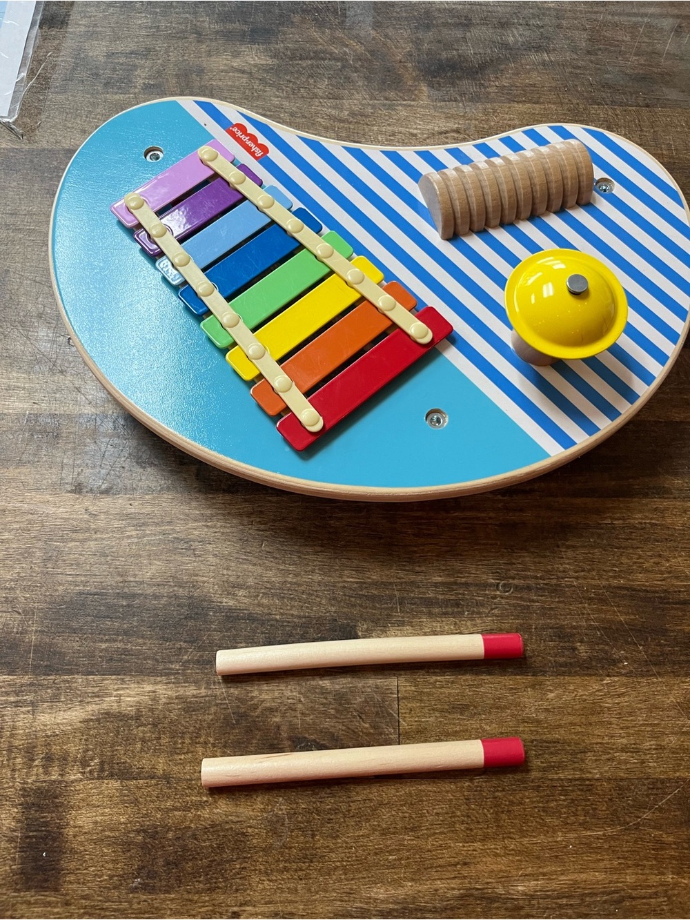 Fisher-Price Wood Toddler Toy Musical Table,